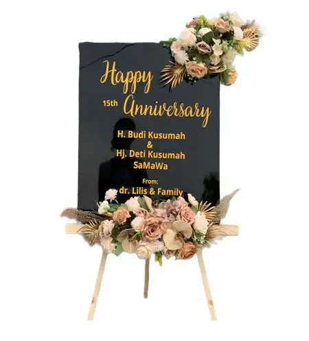 Papan Bunga Akrilik Ninia