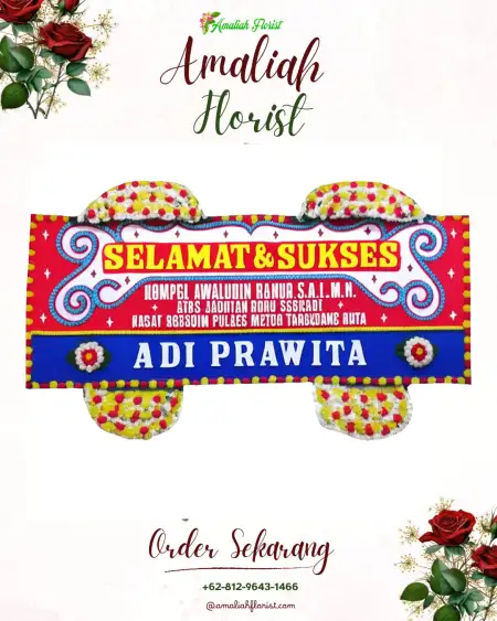 Papan Bunga Ucapan Selamat Ninia